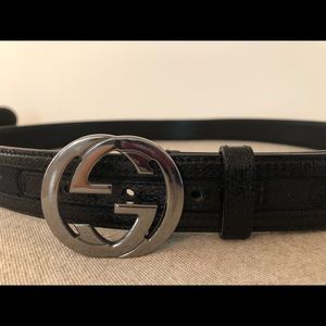 Authentic Gucci GG Canvas Belt